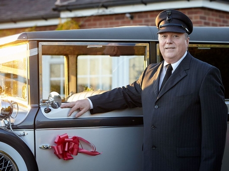 Silver Regent Landaulette Wedding with Chauffeur